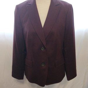 talbots burgundy blazer